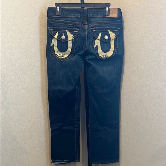 True Religion Blue Straight Leg Jeans Classic Fit - Picture 3 of 3